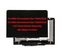 Rinbers 11.6 inch HD IPS LCD Module Display Touch Screen Panel Digitizer Assembly for Lenovo 300e 500e Chromebook Gen 3 82J9 82JA 82JB 82JC 5D11C95894 893 892 891 890 889 5D11C95886 5D11M35206 Stylus