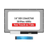 Rinbers 14.0" HD 1366×768 30 Pins Matte LCD Non Touch Screen Panel LED Display Replacement for HP Pavilion 14-CF 14S-CF 14-DF 14-DK 14Z-DK for Samsung Chromebook 14 XE345XDA XE340XDA