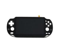 Rinbers® BLACK LCD Display Touch Glass Screen Panel Digitizer Assembly with Frame Combo Replacement for Playstation PS Vita PSV 1000 1001