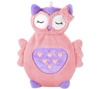 RINCS Essentials Hot Water Bottle - Hot Water Bag with Cover Hand Waist Neck Foot Warmer for Children Kids Adult Pain Relief 750 ml Owl (Design:1)