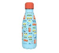 RINCS Essentials Kids Metal Water Bottles-350ml Capacity-Stylish and Fun Designs -Keeps Drinks Refreshingly Cold for Up to 24 Hours, Perfect Back-to-School Accessories for Kids (Transport)