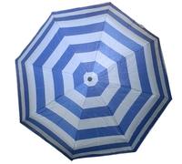RINCS Essentials Ladies Compact Umbrella- (Blue and silver) Windproof and Water-Resistant with UV Protection | Premium Sturdy Reinforced Frame | Small Folding Handbag Brolly | Perfect for Travel