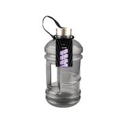 RINCS Essentials Water Keg Bottle- 2.2L | Easy Carry Handle | Extra Large Reusable | Gym Bottle, Portable Sports Drinks Container | Perfect for Outdoor Activities | Leak-Proof (1, Grey)