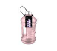 RINCS Essentials Water Keg Bottle- 2.2L Easy Carry Handle Gym Bottle, Extra Large Portable Sports Drinks Container, Perfect for Outdoor Activities Re-usable Plastic (Pink)