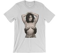 rinde Miss Janet Jackson T-Shirt Control 90's R&B World Tour Rhythm Nation Escapade Size L White