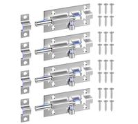 Rindion 4PCS Barrel Bolt Latch