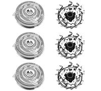 RINDOW 3 Pcs Replacement Razor Blades for HQ9 Razor, Replacement Blades Shaver Heads Knife Head Razor Replacement Heads for Razor HQ9 HQ9090 HQ9080 HQ9097 HQ8240 PT920 PT927