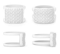 Rinfit 2PCS Ring Protectors for Working Out - Wedding Band Cover - Silicone Ring Guard Set of two - Patented Design, 4mm, 9mm, Silicone, No Gemstone