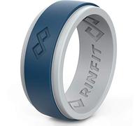 Rinfit Air Silicone Wedding Ring for Men, Size 10, Silicone, No Gemstone