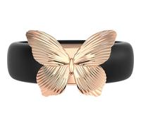 Rinfit Butterfly Silicone Ring with Stainless Steel Accent, Size 7, Silicone, No Gemstone