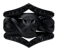 Rinfit Silicone Rings for Women,Bridal, Engagement Ring or Promise Ring with 2 Stackable Rings,Silicone Diamond Rings for Women, Silicone, not known