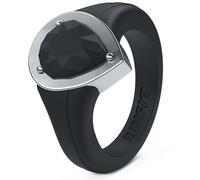 Rinfit Silicone Rings Women - Rubber Wedding Bands Stackable Ring Enhancer- Metal Framed Pear Bridal Ring Sets - Patented Design, Size 9, Silicone, No Gemstone