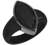 Rinfit Womens Silicone Ring with Stainless Steel - Marquise Rubber Wedding Bands - Patent Pending Design, Size 7, Silicone, No Gemstone