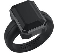 Rinfit Women's Silicone Rings - Anniversary Ring or Promise Ring for Her - Emerald Rubber Wedding Bands Women - Patented Design, Size 7, Silicone, No Gemstone