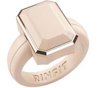 Rinfit Women's Silicone Rings - Anniversary Ring or Promise Ring for Her - Emerald Rubber Wedding Bands Women - Patented Design, Size 5, Silicone & Stainless Steel, No Gemstone