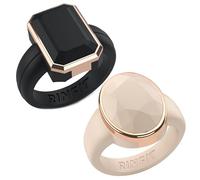 Rinfit Women's Silicone Rings - Anniversary Ring or Promise Ring for Her - Emerald Rubber Wedding Bands Women - Patented Design, Size 7, Silicone, No Gemstone