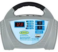 Ring Automotive 12A Car Battery Charger for Vehicles Up to 3.0L: Compatible for Lead Acid & Gel Batteries, Grey