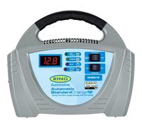Ring Automotive 12A Car Battery Charger for Vehicles Up to 3.0L: Compatible for Lead Acid & Gel Batteries, Grey