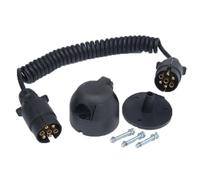 RING 12N Coiled Cable Kit With 2 Plugs - Complete with 12N Socket & Seal