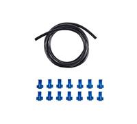 RING 12N Seven Core Cable - Pre-Cut Black 2 Metre Length Cable Complete With 7 Fast Fit Connectors