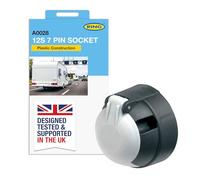 RING 12S 7 Pin Plastic Socket - Ideal for Trailers, Horseboxes & Caravans With an Easy Fit