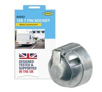 Ring 12S 7 Pin Socket With Metal Casing for Towing Electrics | Robust Metal Casing, Easy Installation, Compatible With 7 Pin Towing Accessories