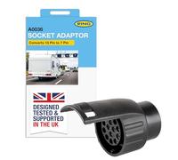 Ring 13 Pin Plug to 7 Pin Socket Adaptor for 12N Electrics | Connects 13 Pin to 7 Pin, Compact Design, Easy Installation, Durable, Essential for Towing