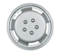 RING 15" Deep Dish Wheel Trims, Silver (Set of 4)