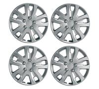 4 x 16 Inch WHEEL TRIMS 16" HUB CAPS HQ ABS Plastic Universal Push-In NRM086