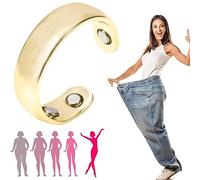 Ring 1st Gen,Magnetic Ring,Acupressure Magnetisc Ring Rings for Women Men (Gold)