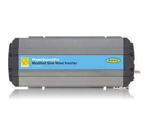 RING 2000W Power Source Pure Modified Sine Wave Inverter - Double Socket: Compact Heavy Duty Extruded Casing