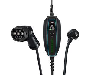 RING 3-Pin Plug to Type 2 Electric Vehicle Charging on the go Cable With Storage Case