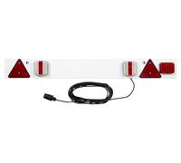 Ring 4 ft LED Trailer Board with Rear Fog Lamp, 6 m Cable | E' Approved Bulbs, Durable Design, Multiple Functions for Safety
