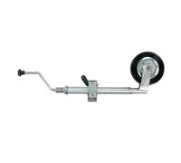 Ring Automotive 48 mm Jockey Wheel Assembly Complete With Clamps to Attach to Trailer Chassis - Zinc Plated Steel for Corrosion Resistance