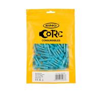 RING 5.0 mm Blue Heat Shrink Butt Connectors, (100-Pack)