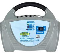 RING 6A Car Battery Charger for 6V & 12V Lead Acid Batteries