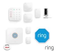 Ring Alarm 2.0 8-Piece Security Kit With Siren & Indoor Camera, Base Station, Keypad, Motion & Contact Sensors, 24Hr Backup