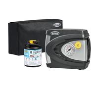 RING Car Puncture Repair Kit - Sealant & Analogue Tyre Inflator Included