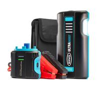 RING ULTRABOOST 500A Car Battery Jump Starter Power Pack - Safely Starts Up to 3 Litre Petrol and 1.5 Litre Diesel Engines - Battery Booster with Jump Leads, Portable USB Powerbank and LED Torch