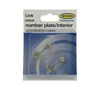 RING Festoon Bulbs - 12v 5w STD S8.5d 11 x 38 - RW239
