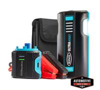 RING ULTRABOOST 1000A Car Battery Jump Starter Power Pack - Safely Starts Up to 5 Litre Petrol and 2 Litre Diesel Engines - Battery Booster with Jump Leads, Portable USB Powerbank and LED Torch