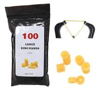 Ring Bands 100 Count Bigger Opening Band Rings for Use with Large Band Applicator - Made in USA