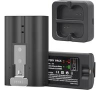 Ring Battery 2 Pack with Charger Station, 6040mAh Rechargeable Replacement Battery V4 for Ring-Video Doorbell 2/3/3plus/4, Stick Up Cam and Spotlight Cam