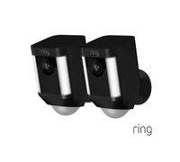 Ring Battery Spotlight Camera in Black - 2 Pack - Fast & Free Delivery