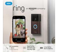 Ring Battery Video Doorbell (2024) - Wireless 1440p HD, DIY Install, Smart Cam
