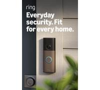 Ring Battery Video Doorbell (Newest Gen) Retinal 2K - Matte Mocha