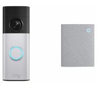 Ring Battery Video Doorbell Plus (2nd Gen) & Chime (3rd Gen) - Nickel Silver
