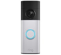 Ring Battery Video Doorbell Plus (Newest Gen) Retinal 2K - Nickel Silver
