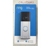 Ring Battery Video Doorbell Plus (Newest Gen) Retinal 2K - Nickel Silver