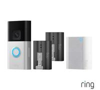 Ring Battery Video Doorbell Plus With Chime & Spare Quick Release Battery - 1536P Hd, Head-To-Toe View, Two-Way Talk, Easy Install